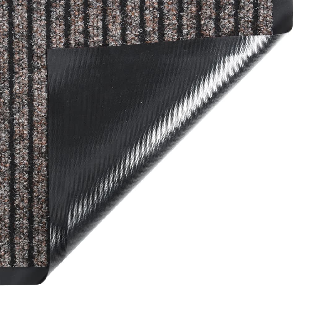 Doormat Beige Striped 40x60 cm