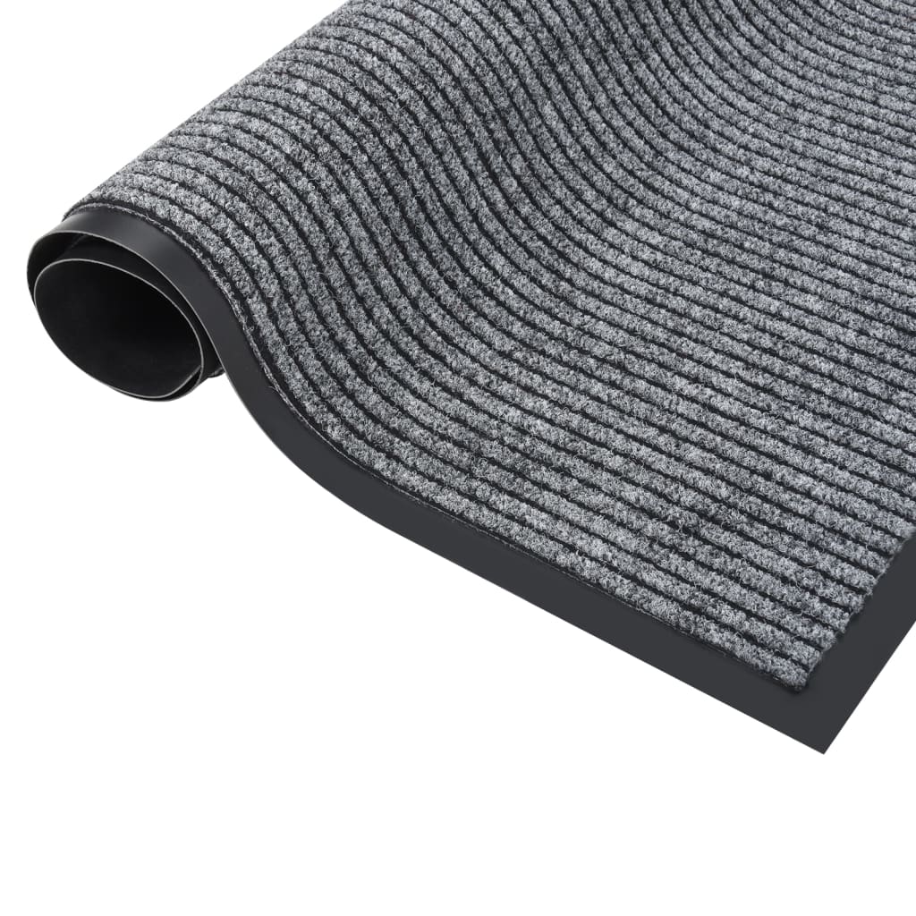 Doormat Grey Striped 40x60 cm