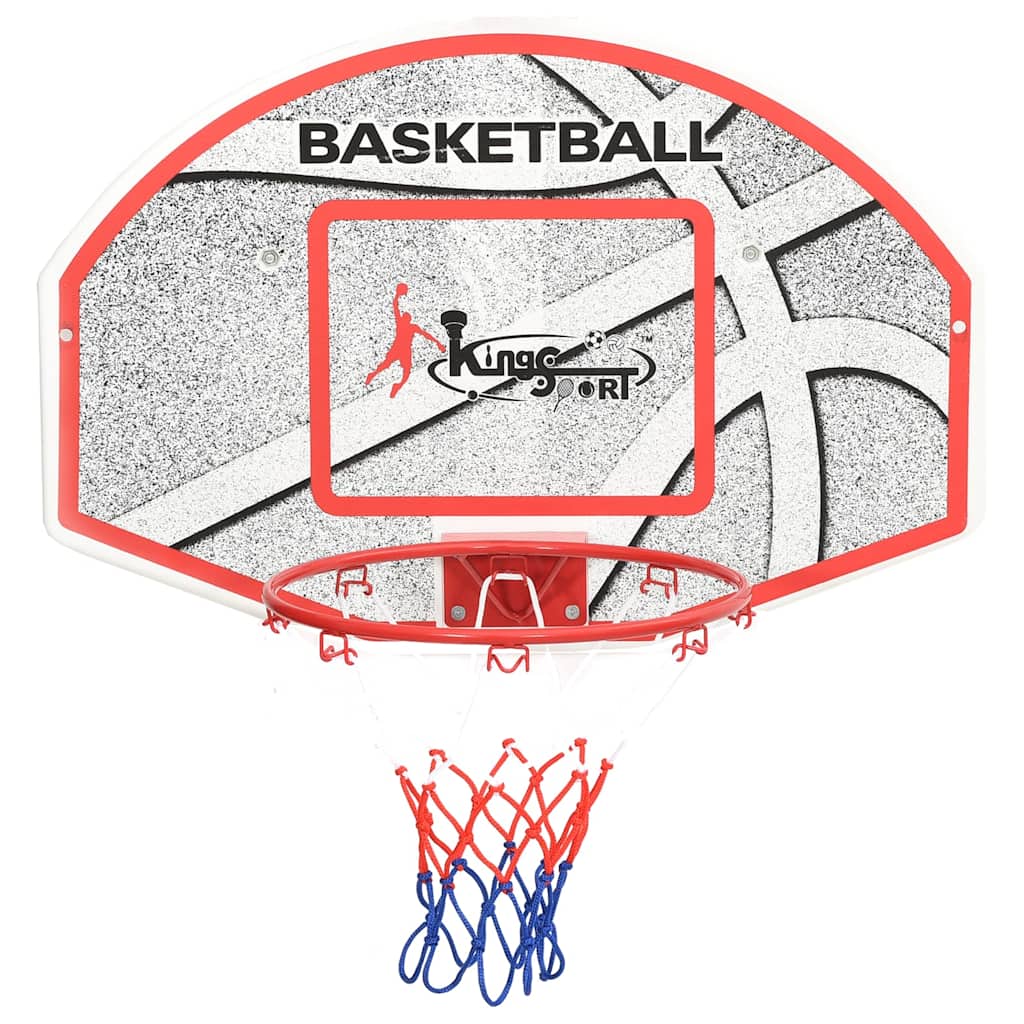5-piece basketball set for wall mounting 66x44.5 cm