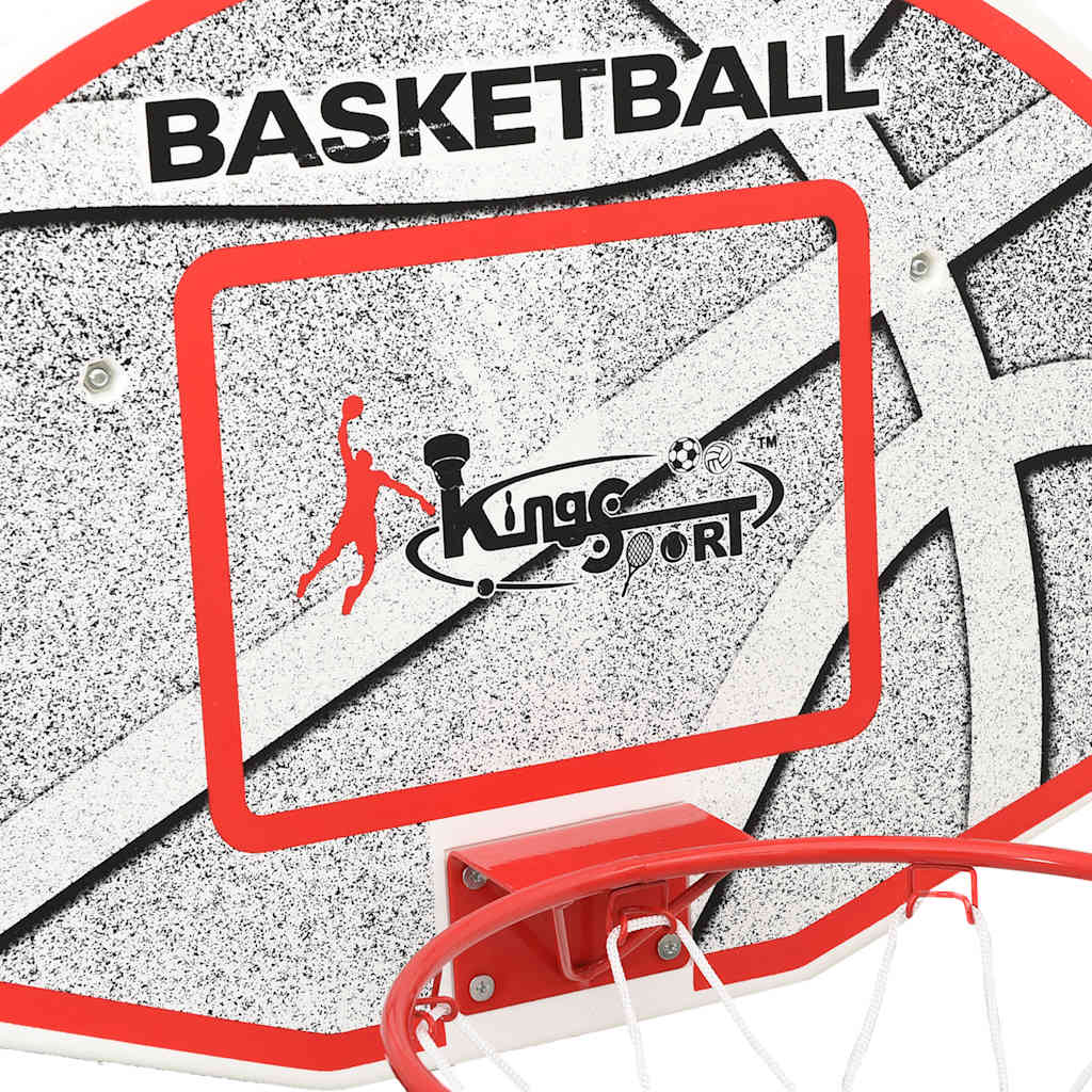 5-piece basketball set for wall mounting 66x44.5 cm