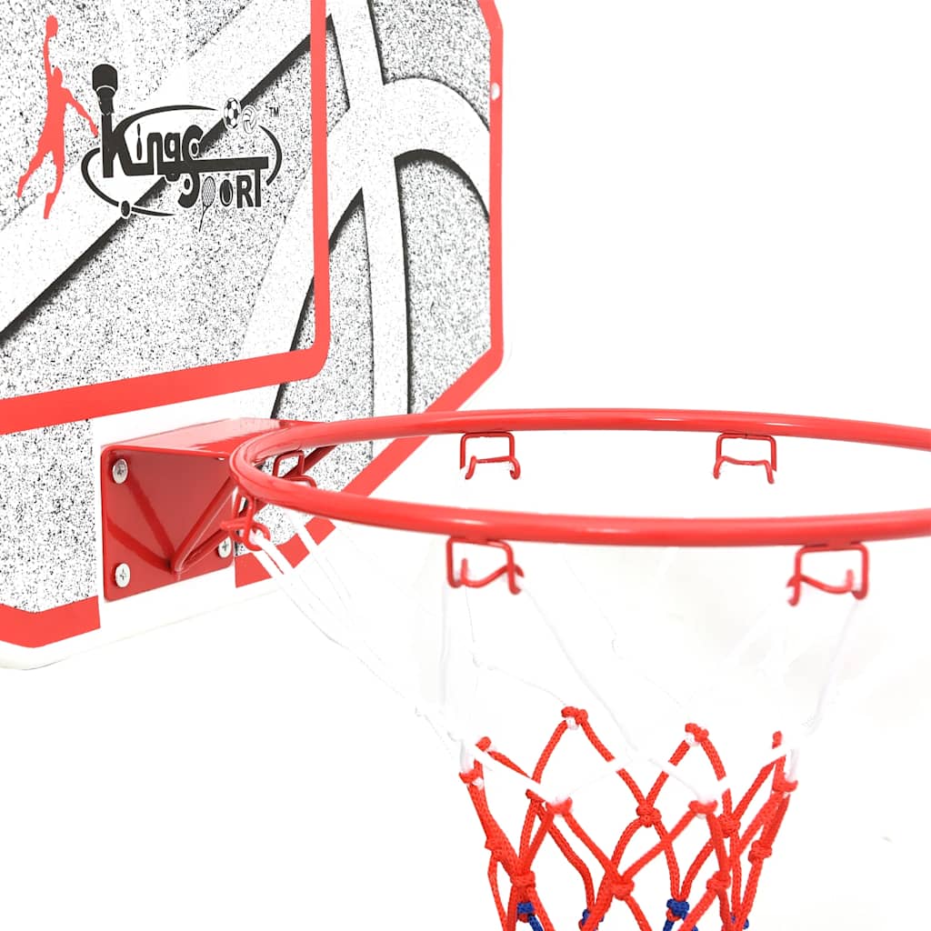 5-piece basketball set for wall mounting 66x44.5 cm