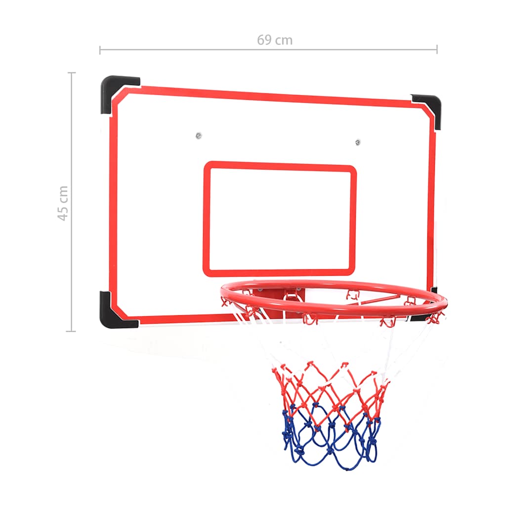 5-piece basketball set for wall mounting