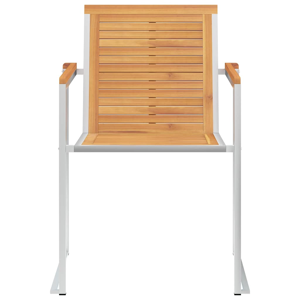 6 pcs. garden chairs with cushions solid teak wood