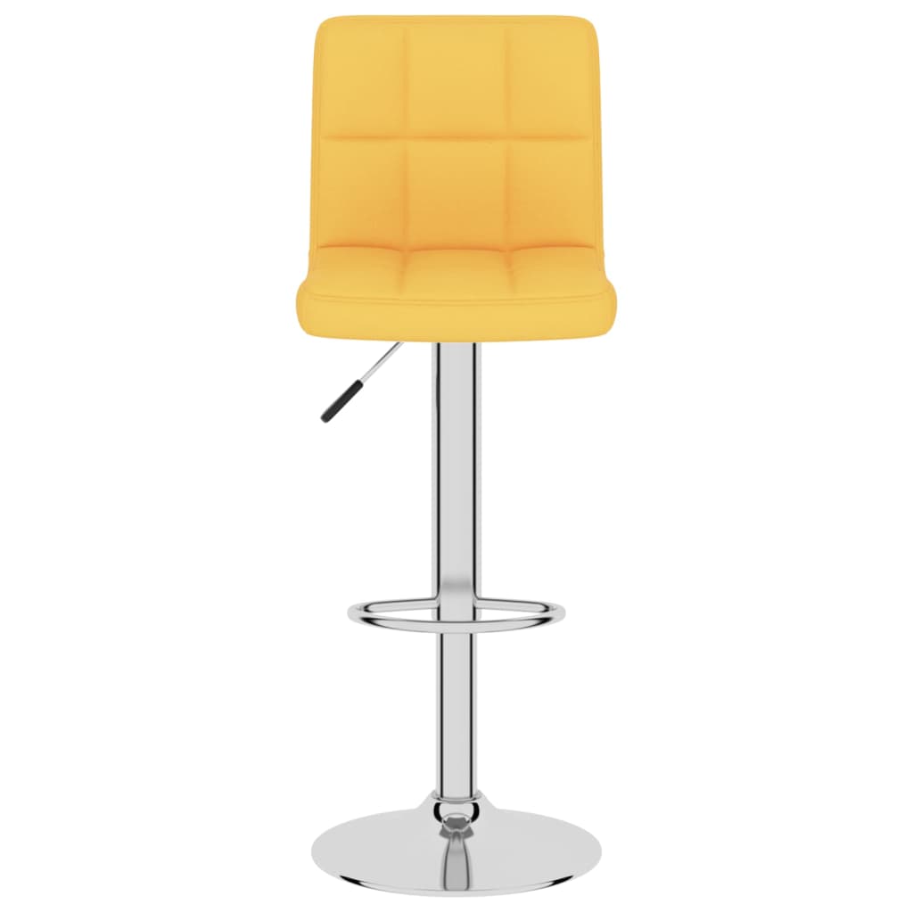 Bar stool mustard yellow fabric