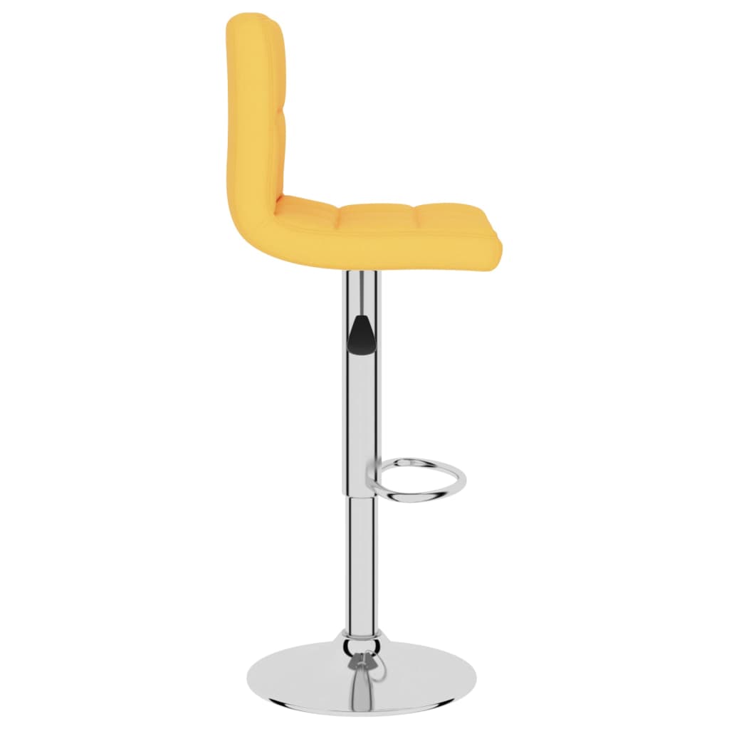 Bar stool mustard yellow fabric