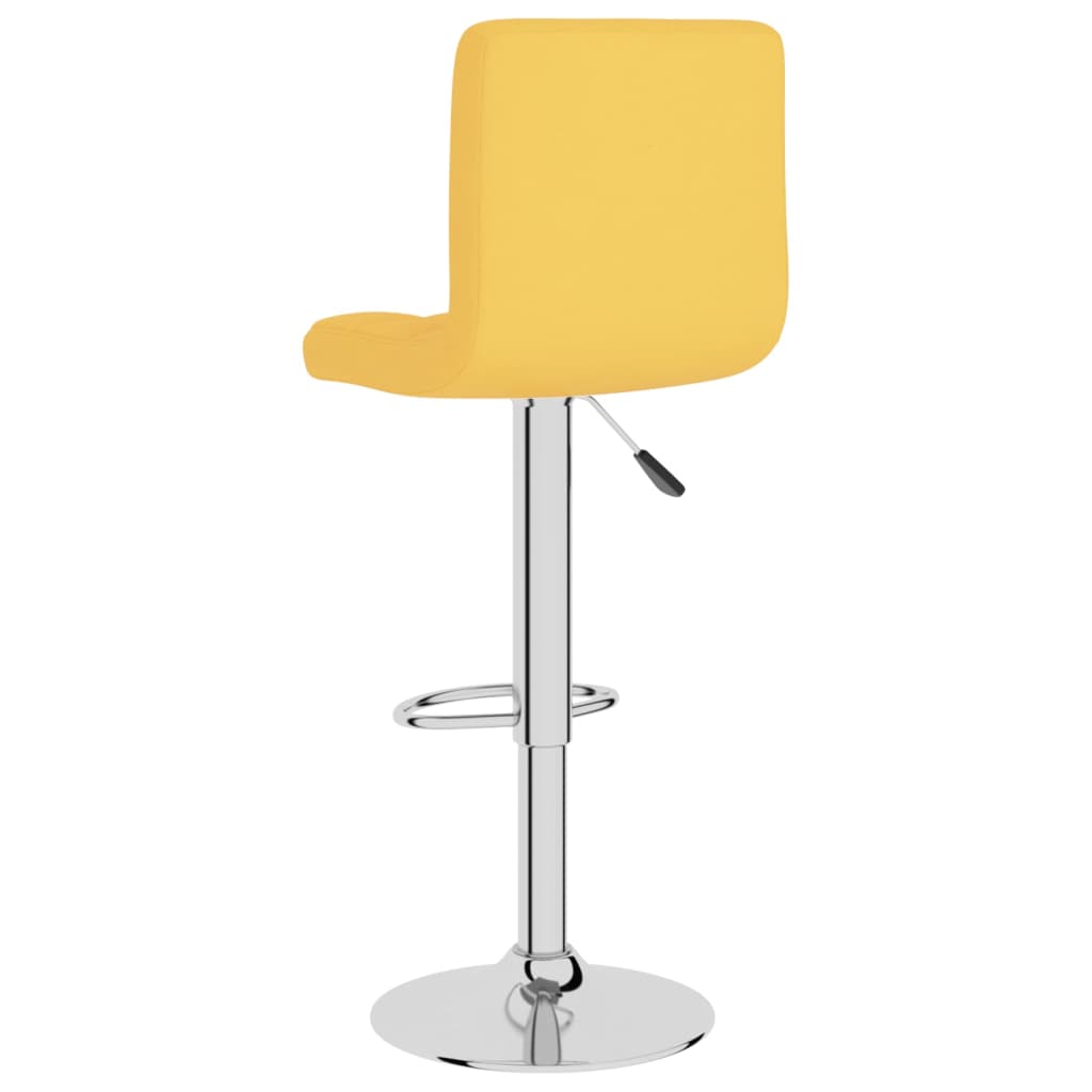 Bar stool mustard yellow fabric