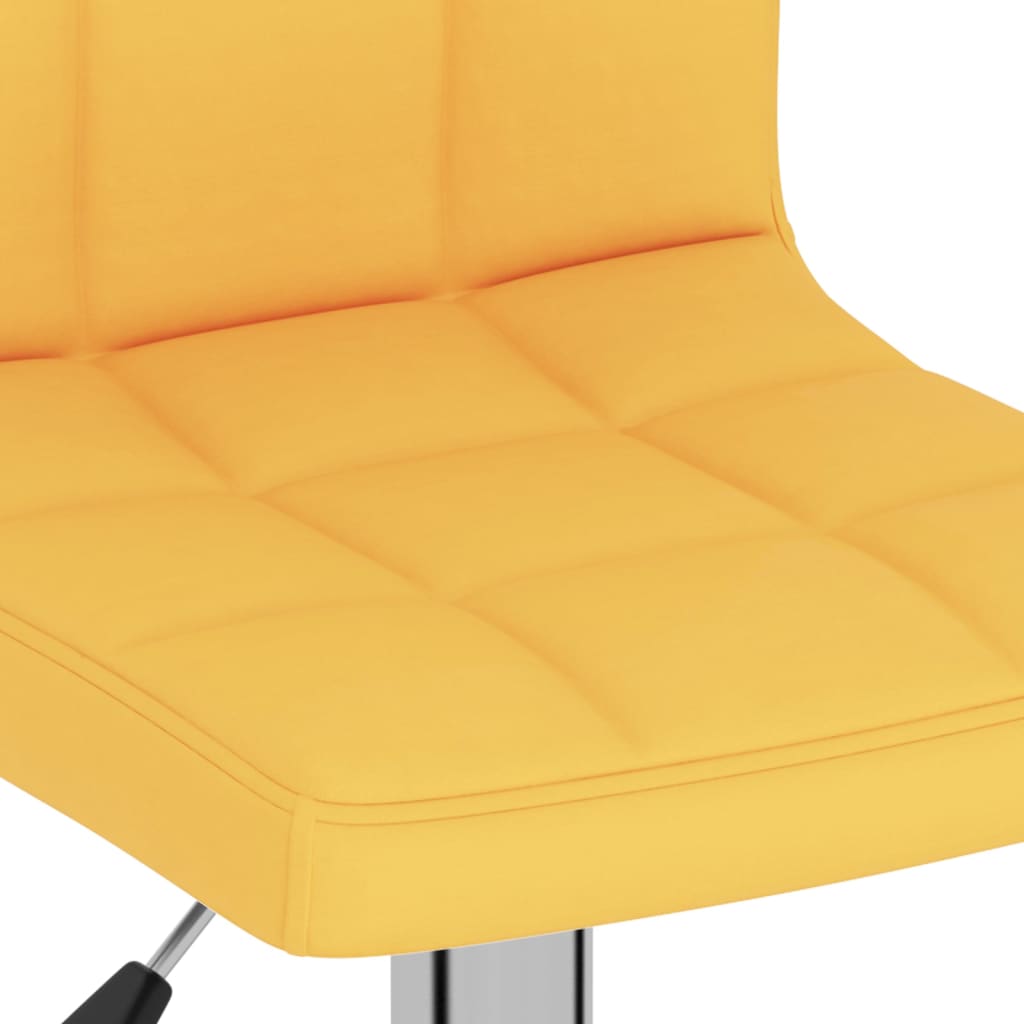 Bar stool mustard yellow fabric