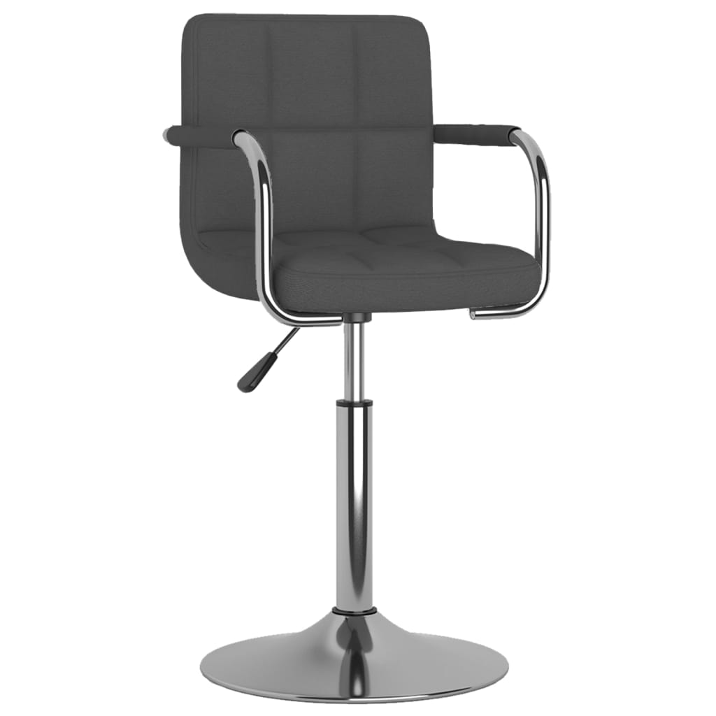 Barhocker Dunkelgrau Stoff