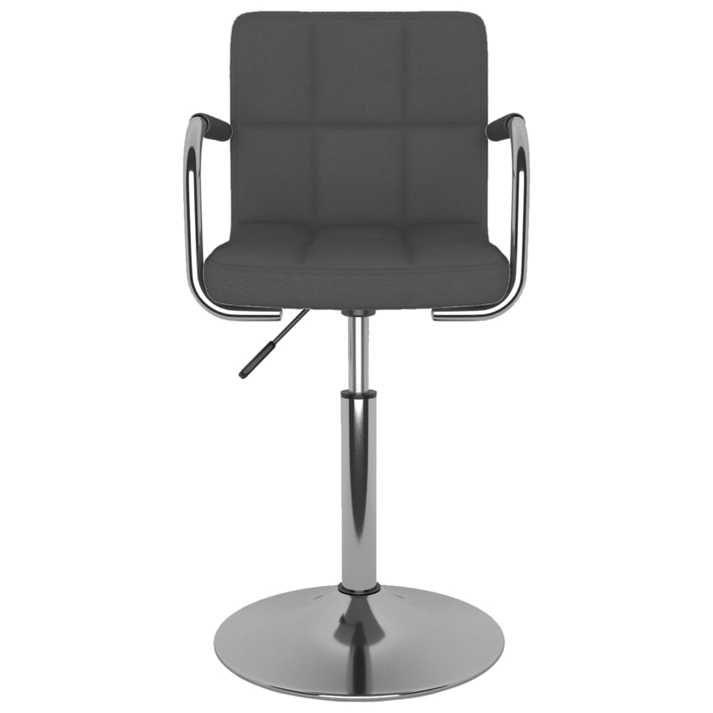 Barhocker Dunkelgrau Stoff