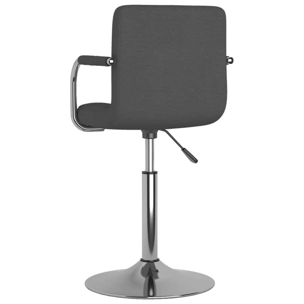 Barhocker Dunkelgrau Stoff