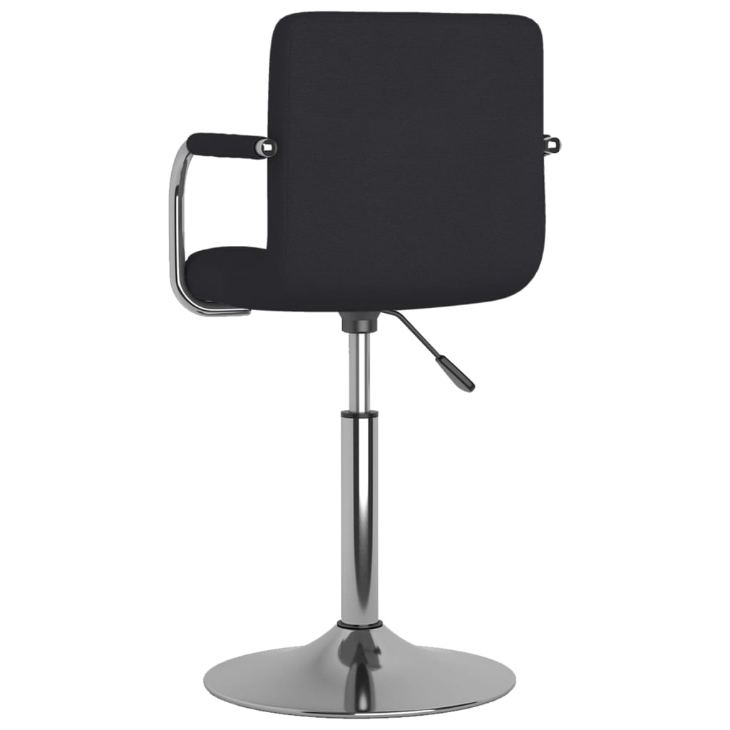Bar stool black fabric