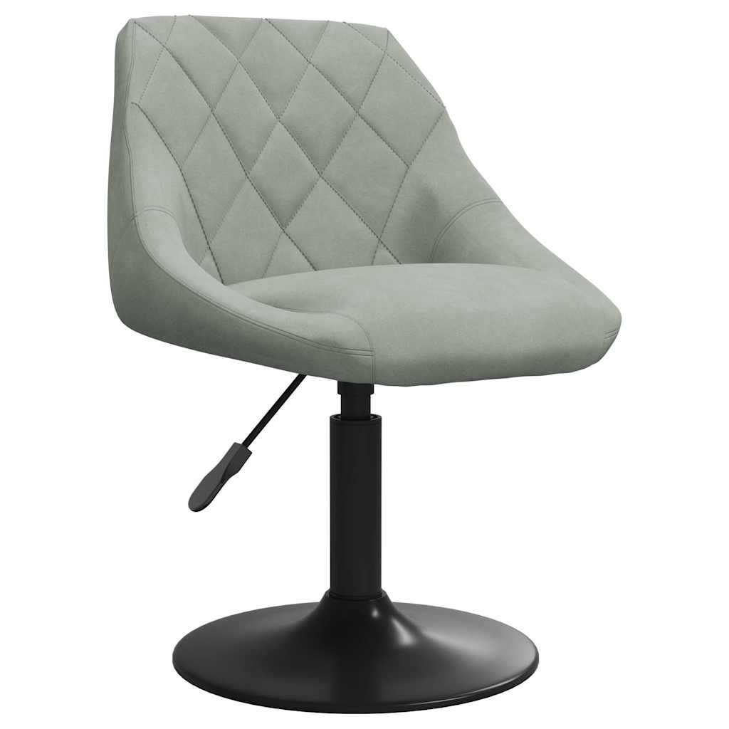 Barhocker Hellgrau Samt