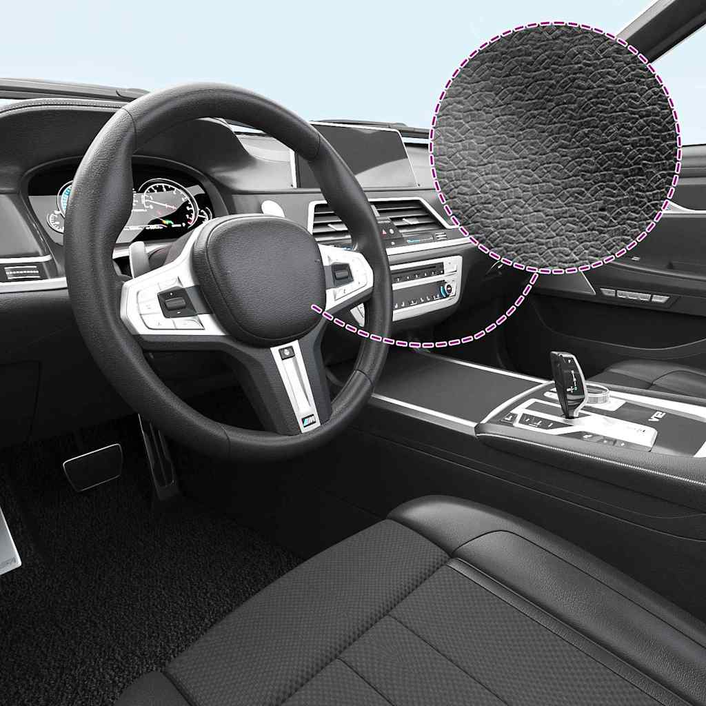Car film matt black 100x150 cm