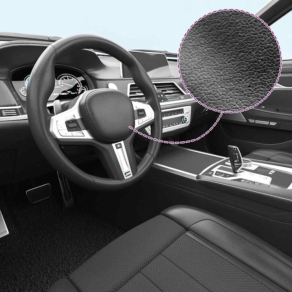 Car films 2 pieces matt black 100x150 cm + 50x150 cm
