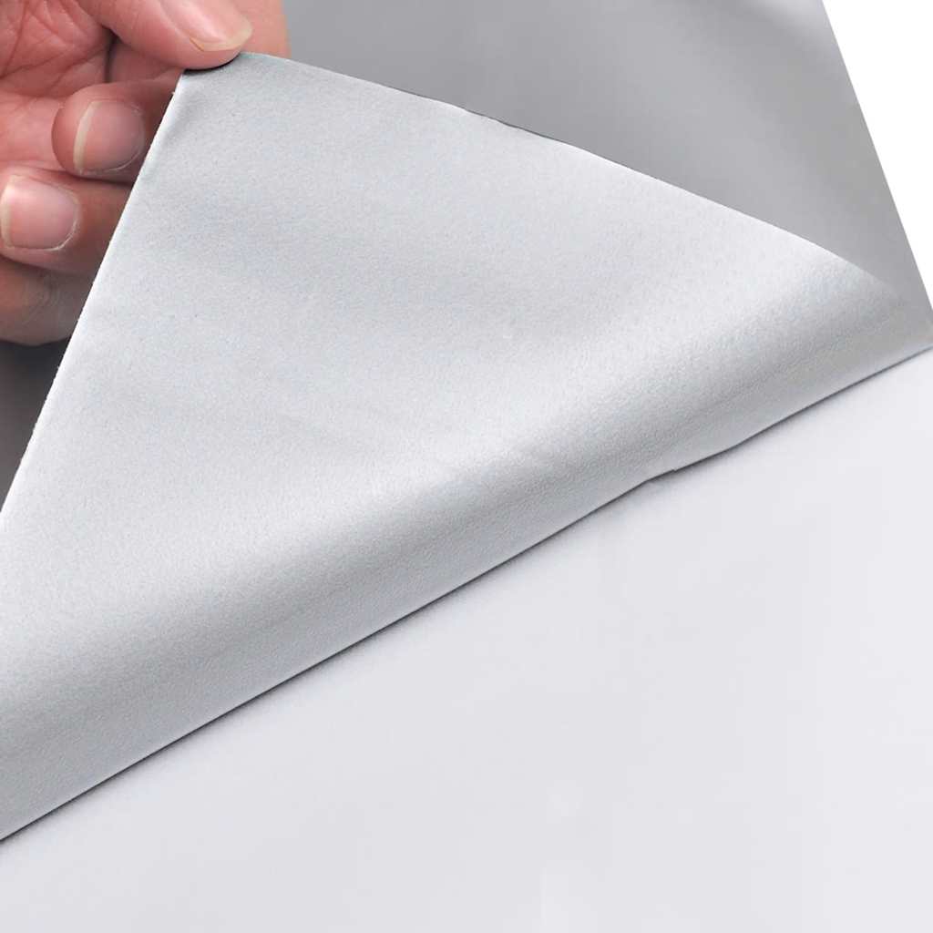Car films 2 pieces matt silver 100x150 cm + 50x150 cm