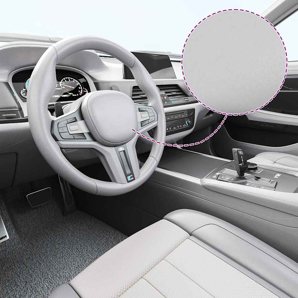 Car films 2 pieces matt silver 100x150 cm + 50x150 cm