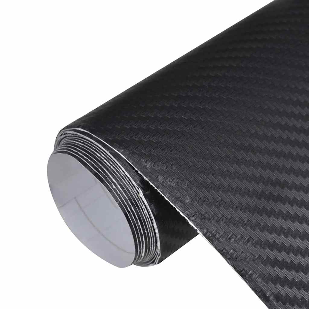 Car films 2 pieces 3D black 100x150 cm + 50x150 cm