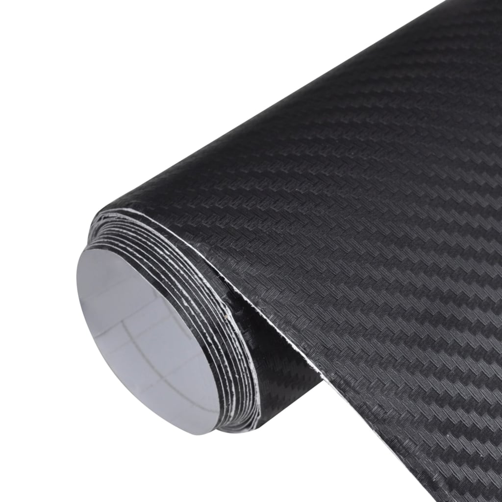 Car films 2 pieces 3D black 100x150 cm