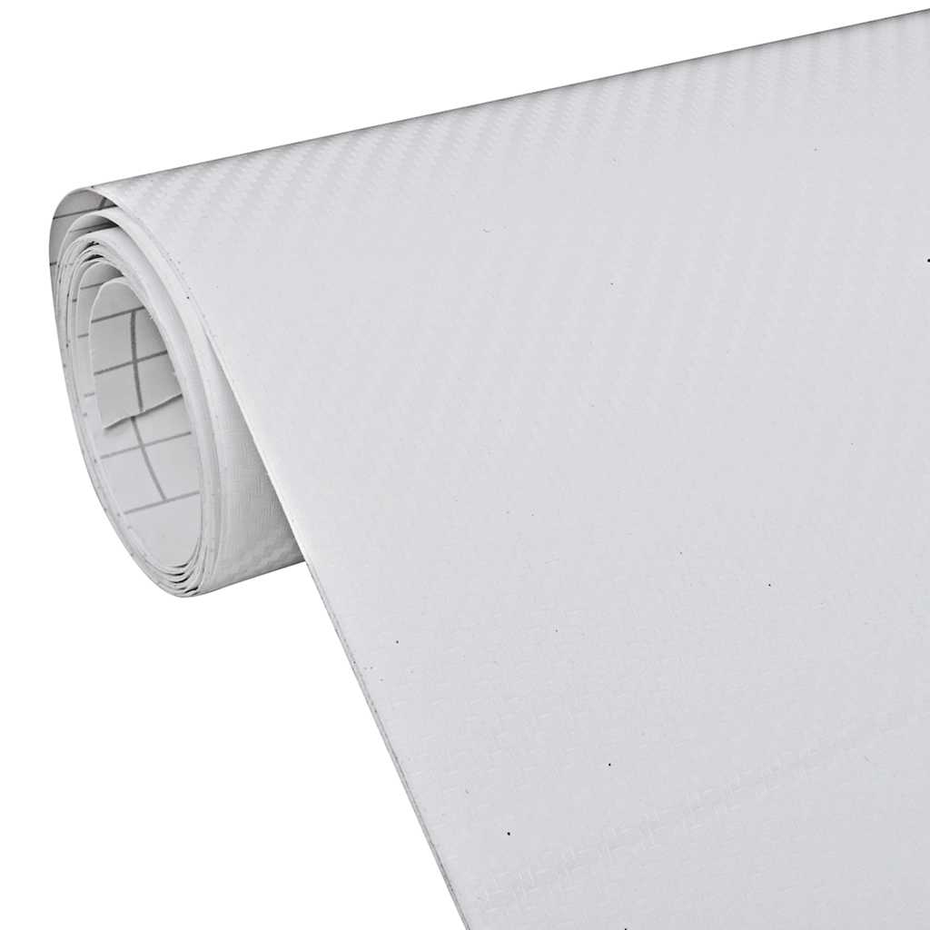 Car films 2 pieces 3D white 100x150 cm + 50x150 cm