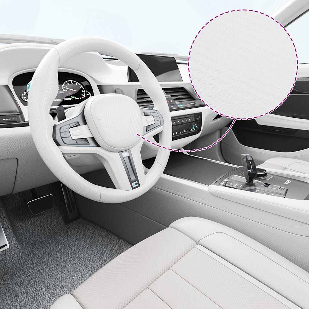 Car films 2 pieces 3D white 100x150 cm + 50x150 cm