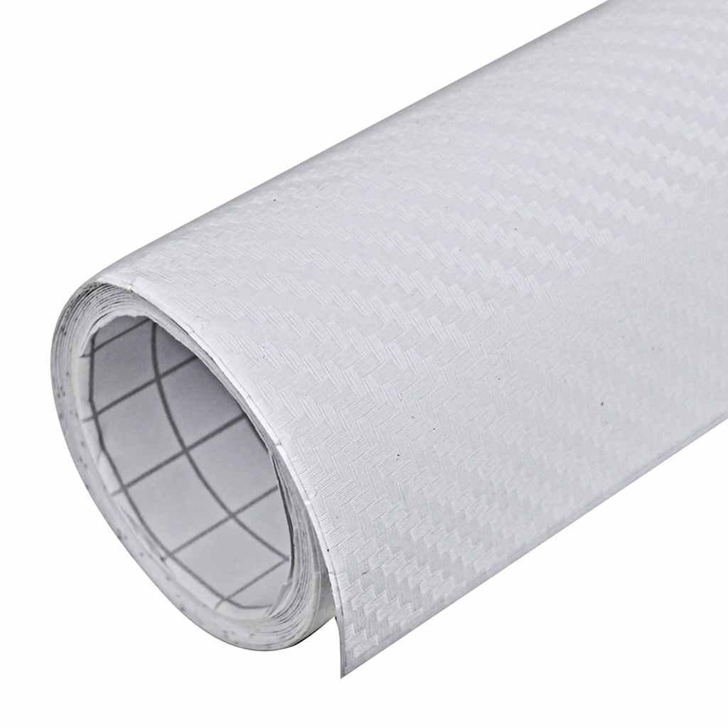 Car foils 2 pcs. 3D white 100x150 cm