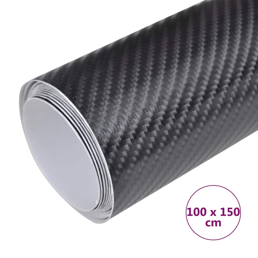 Car film 4D black 100x150 cm
