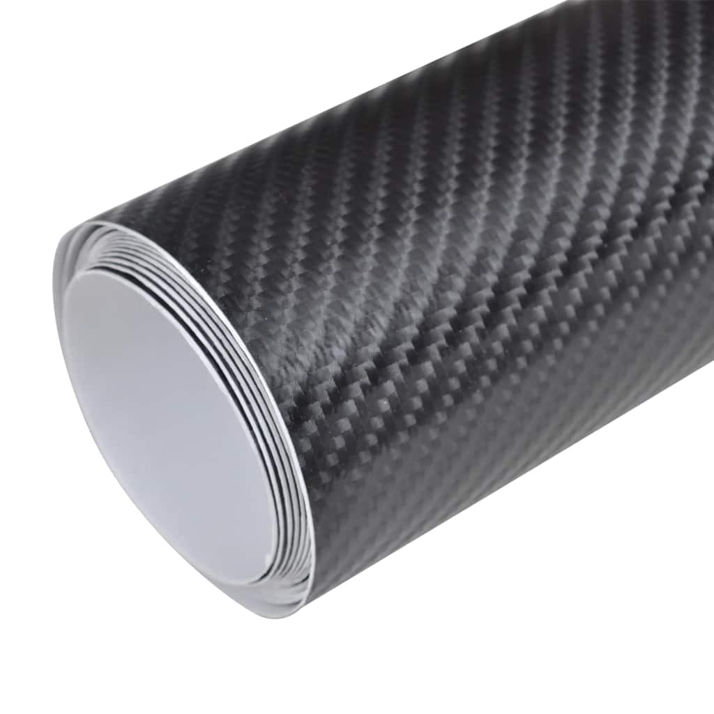 Car films 2 pieces 4D black 100x150 cm + 50x150 cm
