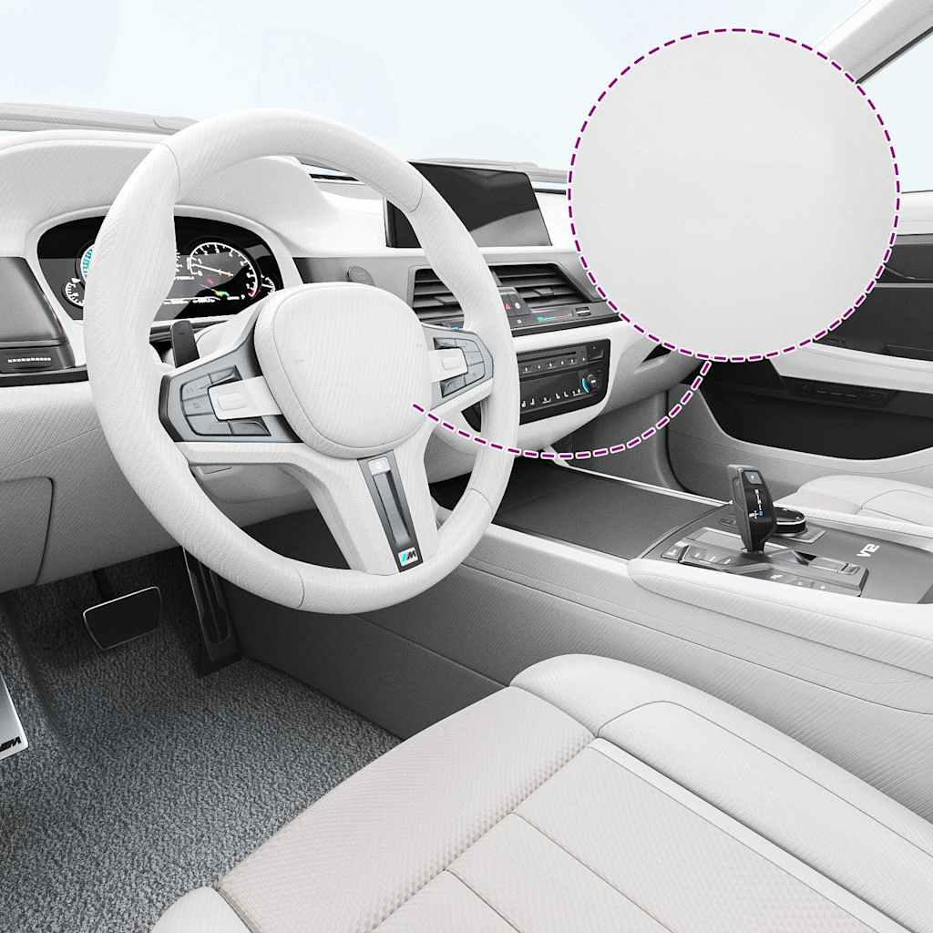 Car films 2 pieces 4D white 100x150 cm + 50x150 cm