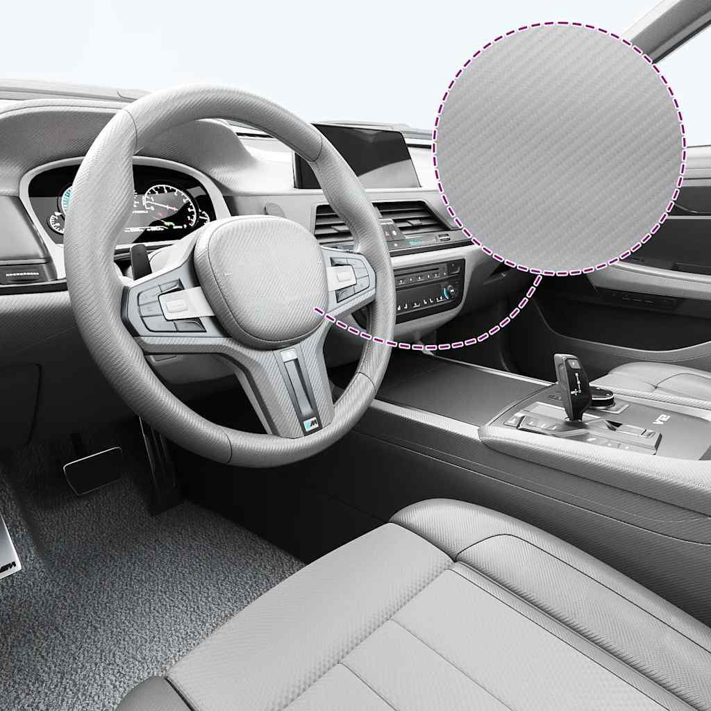 Car film 4D silver 100x150 cm