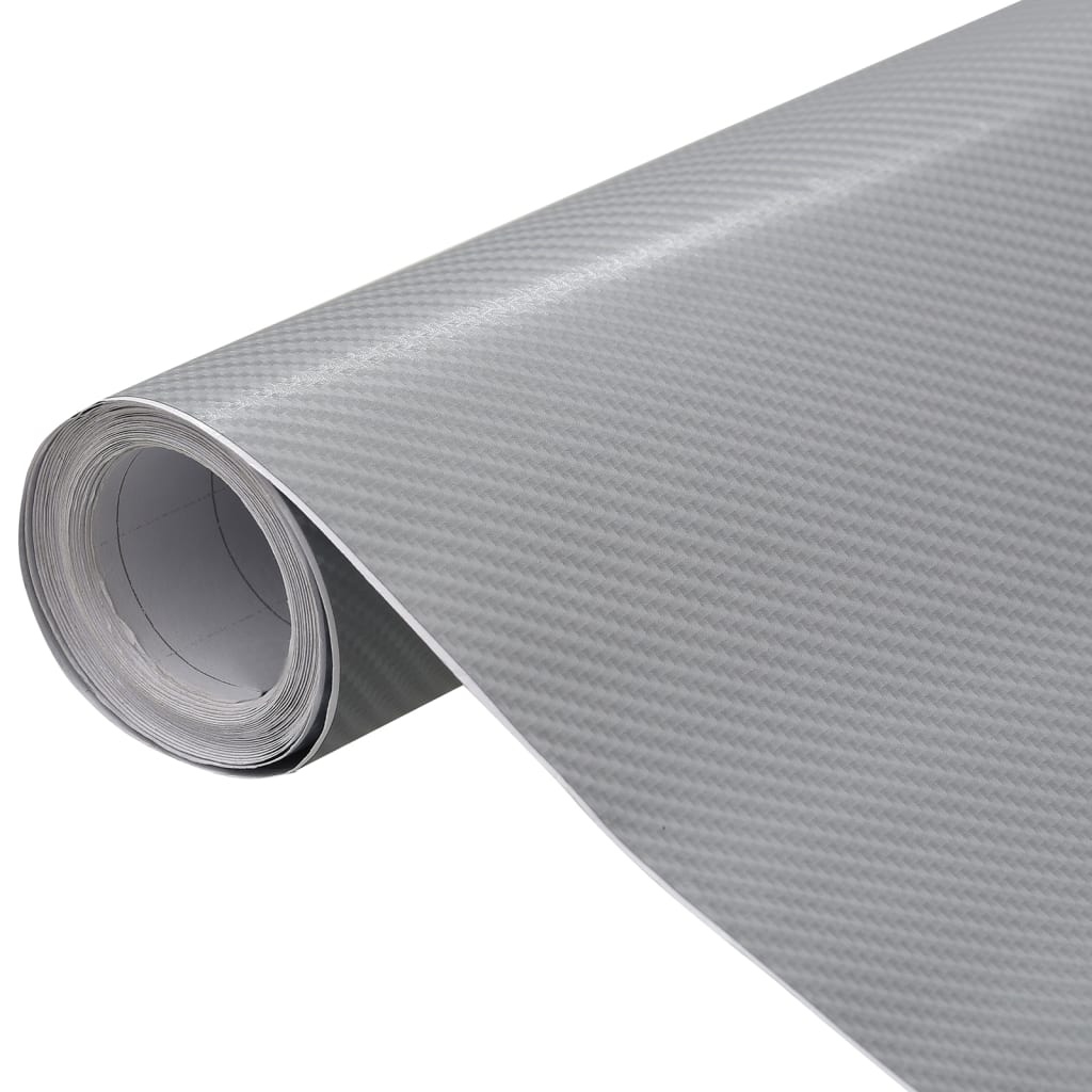 Car films 2 pieces 4D silver 100x150 cm