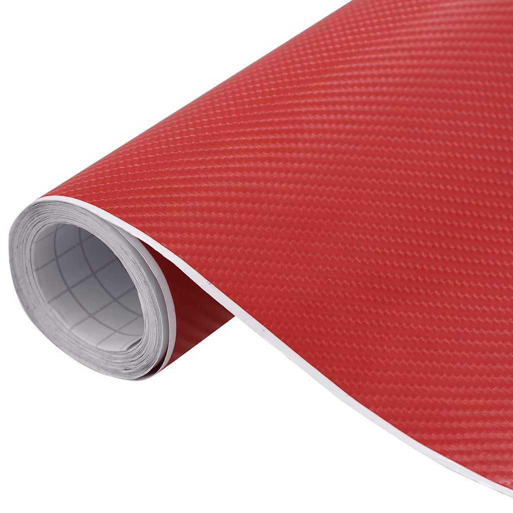 Car foil 4D red 100x150 cm
