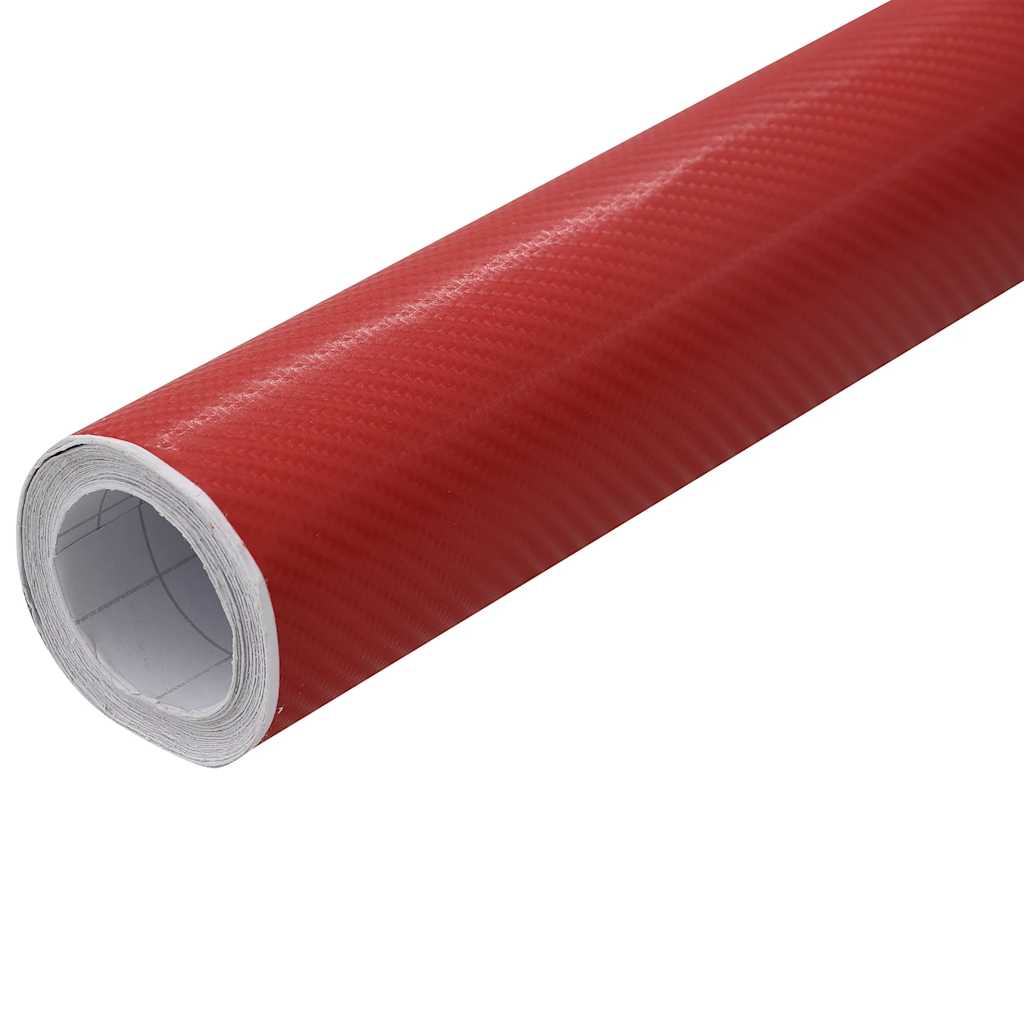 Car films 2 pieces 4D red 100x150 cm