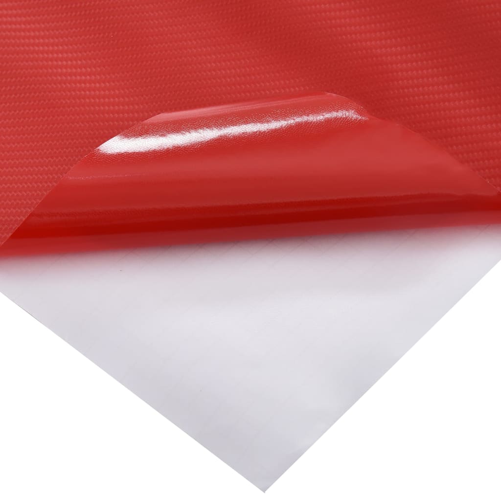 Car films 2 pieces 4D red 100x150 cm