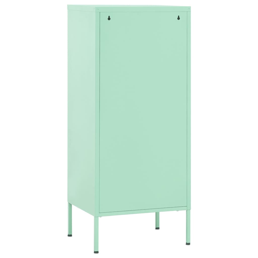 Storage cabinet mint green 42.5x35x101.5 cm steel