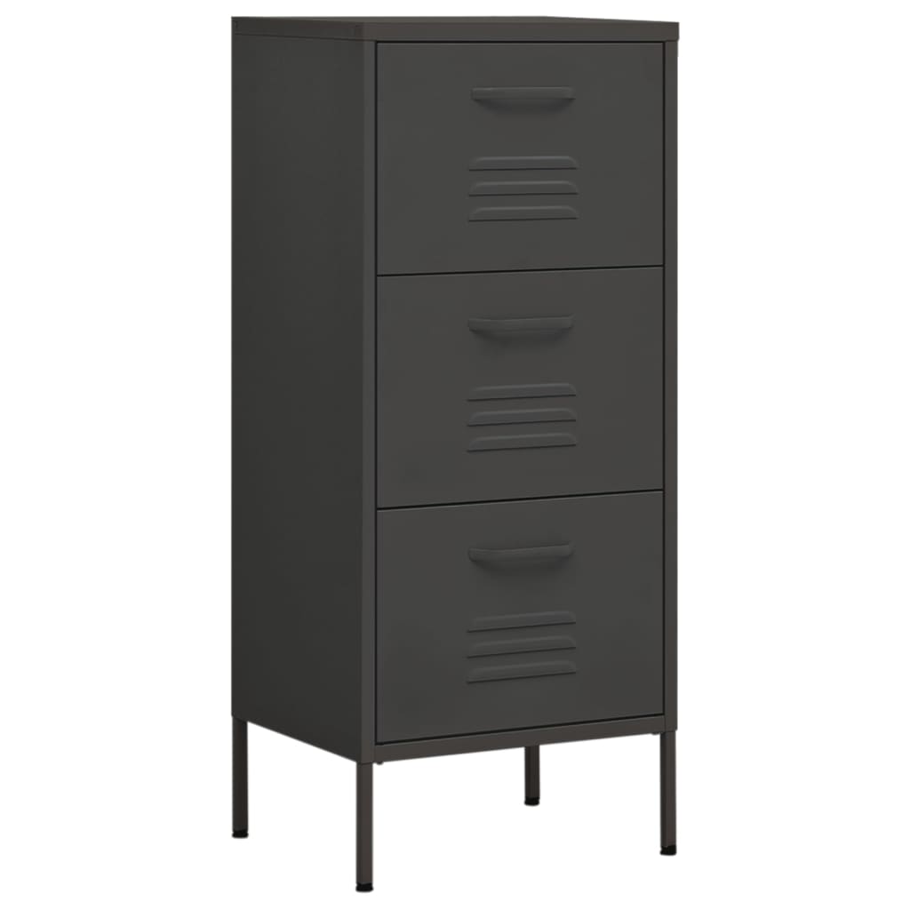 Storage cabinet anthracite 42.5x35x101.5 cm steel