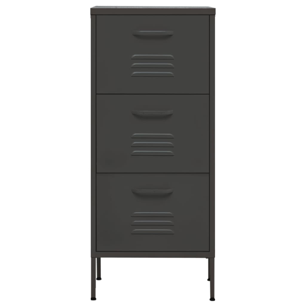 Storage cabinet anthracite 42.5x35x101.5 cm steel