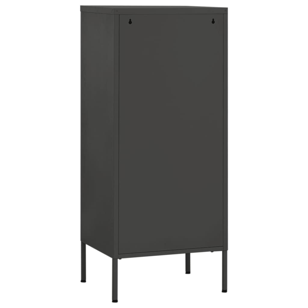 Storage cabinet anthracite 42.5x35x101.5 cm steel