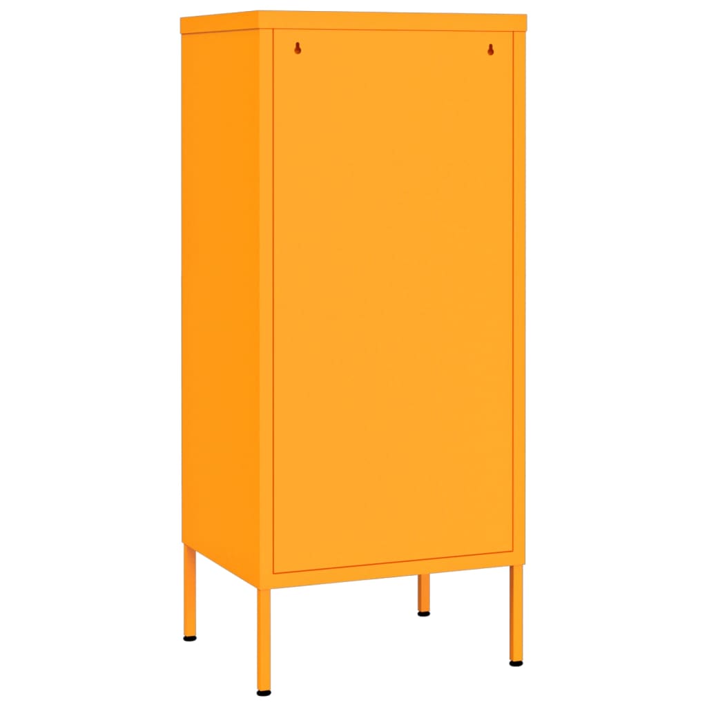 Storage cabinet mustard yellow 42.5x35x101.5 cm steel