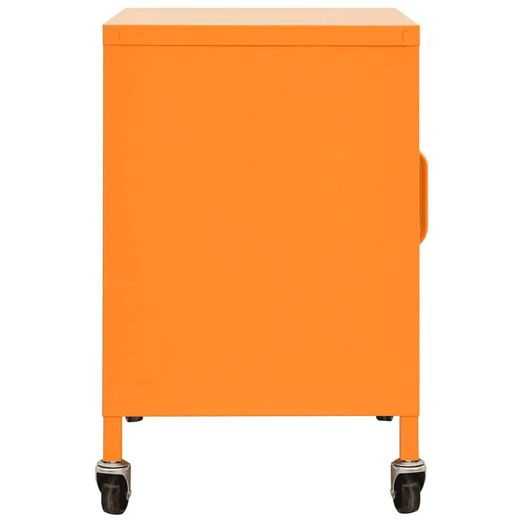 Lagerschrank Orange 60x35x56 cm Stahl