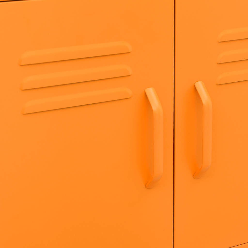 Lagerschrank Orange 60x35x56 cm Stahl