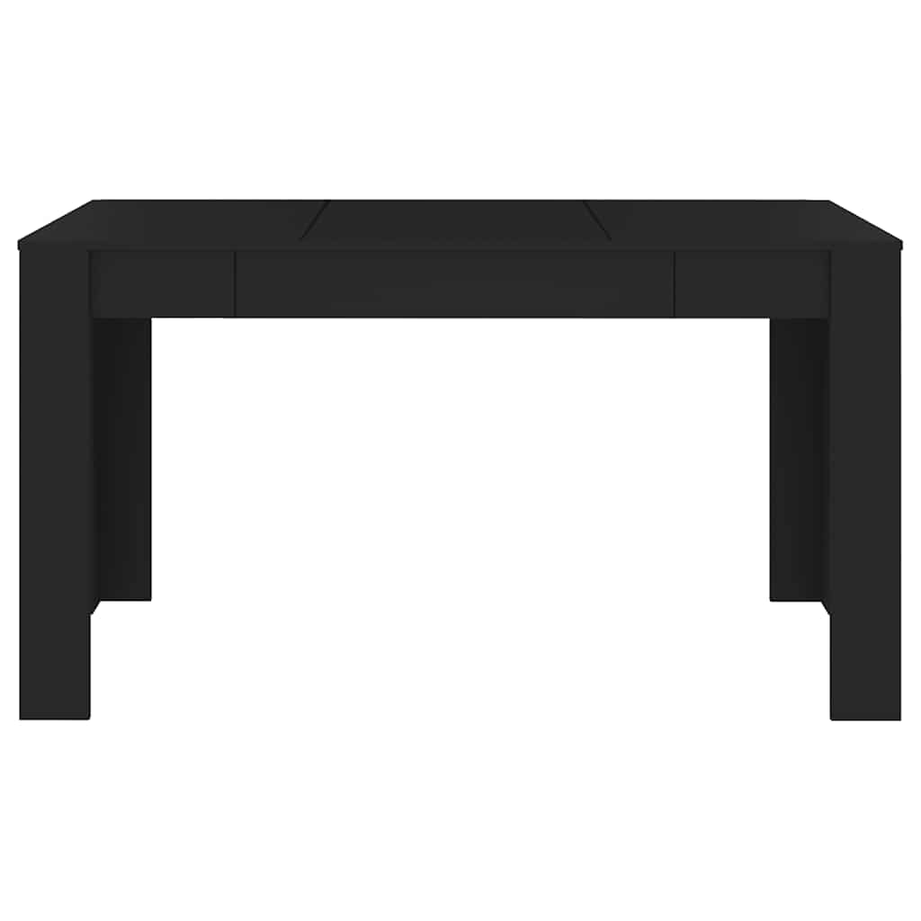 Esstisch Schwarz 140x74,5x76 cm Holzwerkstoff