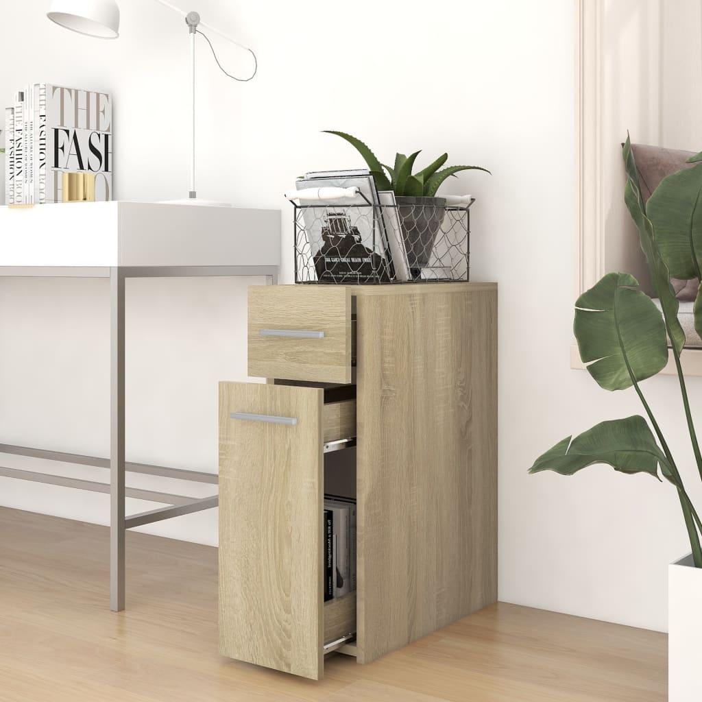 Apothecary Cabinet Sonoma Oak 20x45.5x60 cm Wood Material