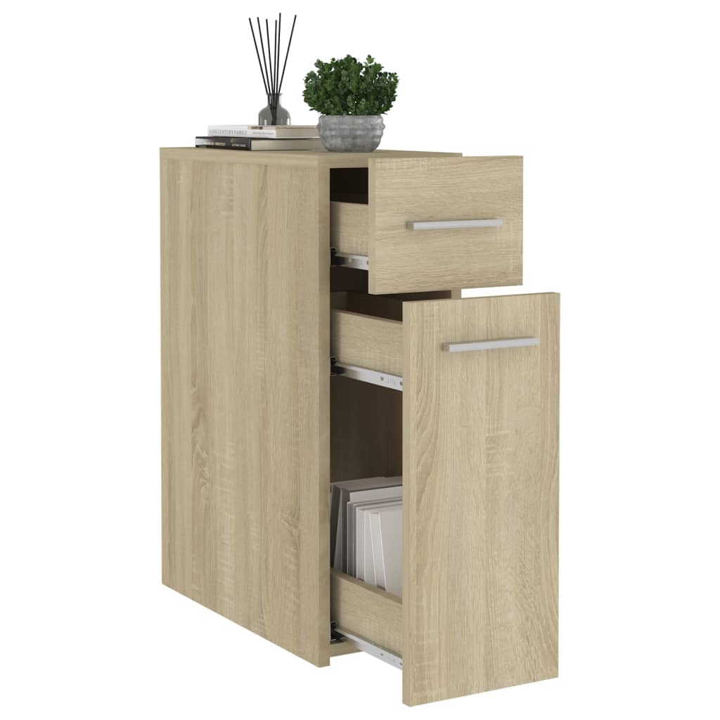 Apothecary Cabinet Sonoma Oak 20x45.5x60 cm Wood Material