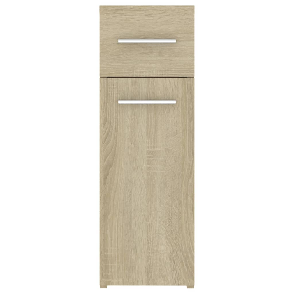 Apothecary Cabinet Sonoma Oak 20x45.5x60 cm Wood Material