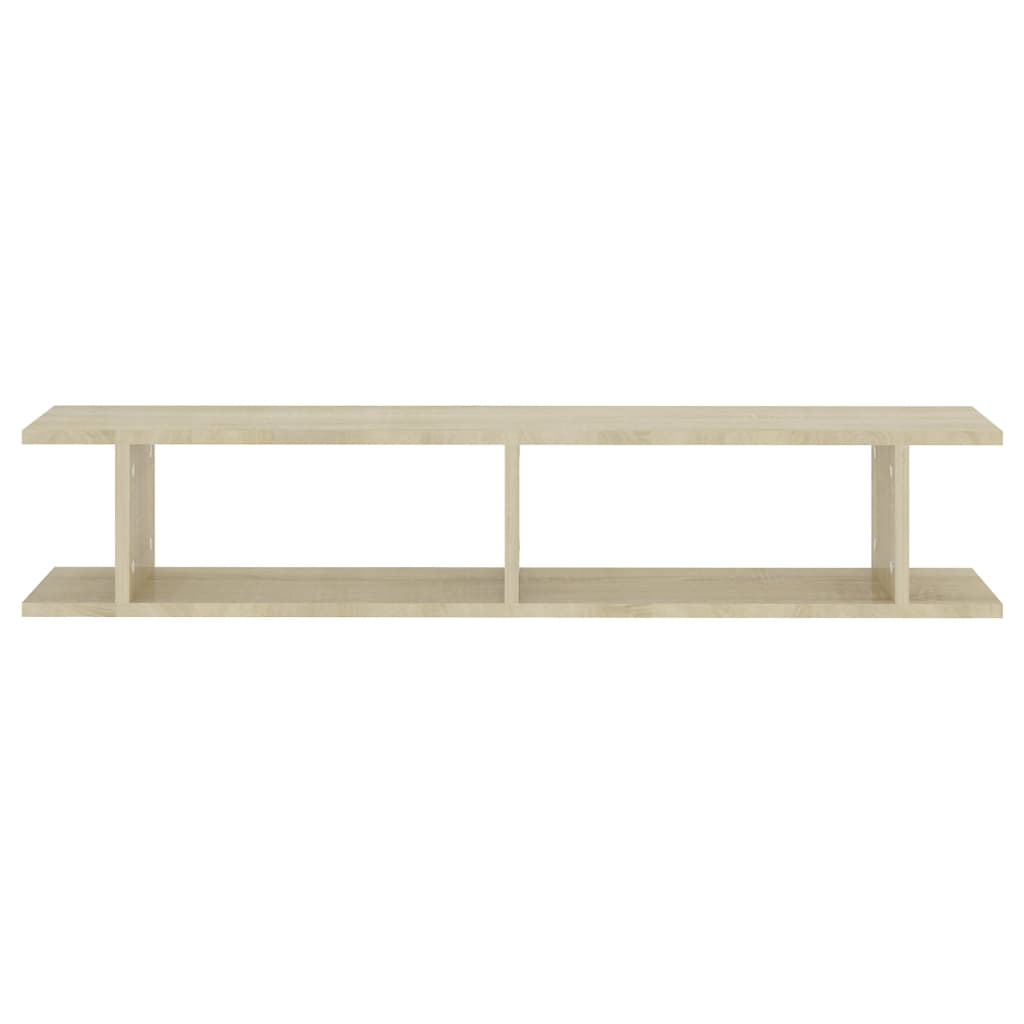 Wall shelves 2 pcs. Sonoma oak 105x18x20 cm wood material