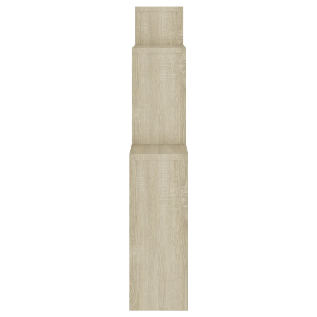 Cube shelf Sonoma oak 80x15x78.5 cm wood material