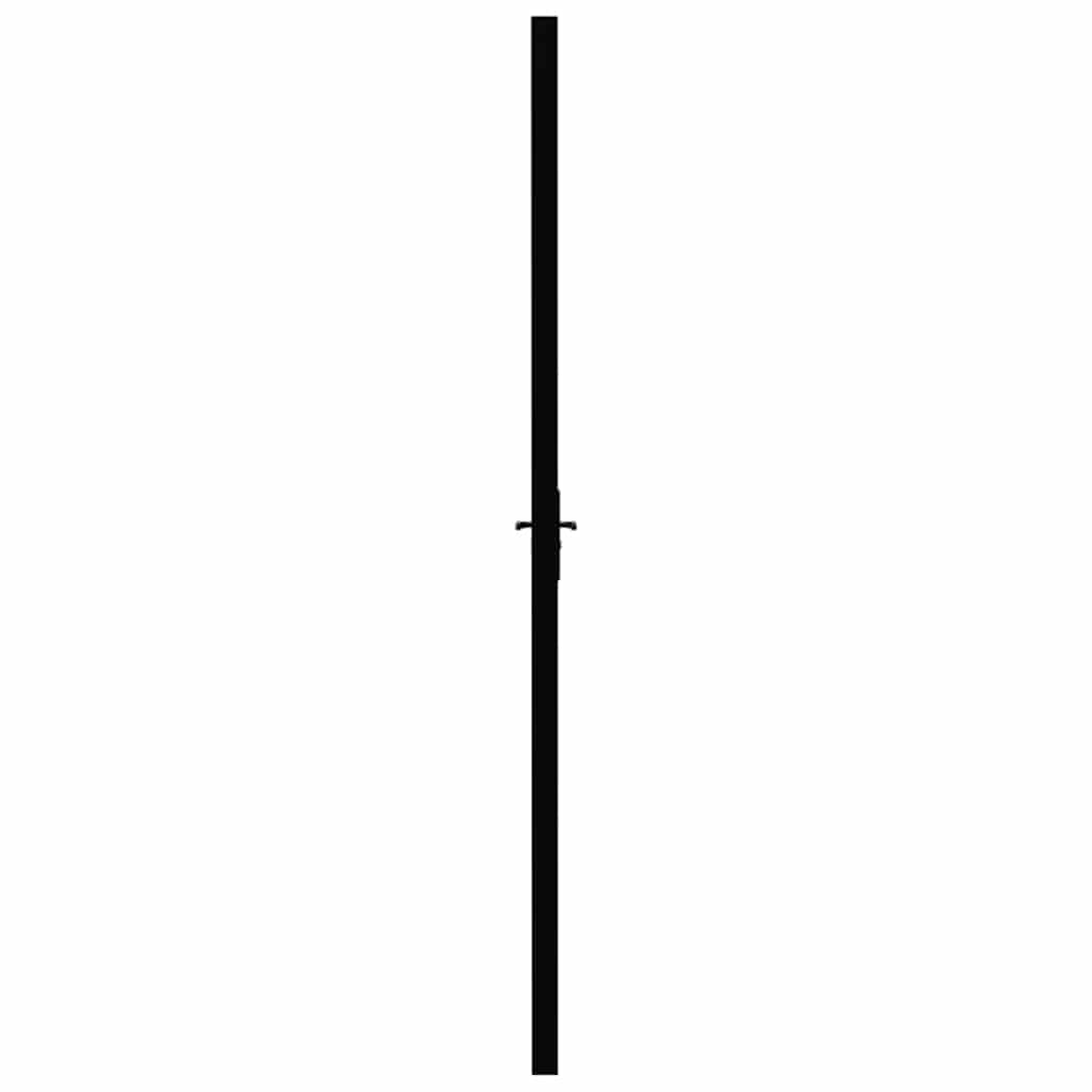 Innentür ESG Glas und Aluminium 102,5x201,5 cm Schwarz