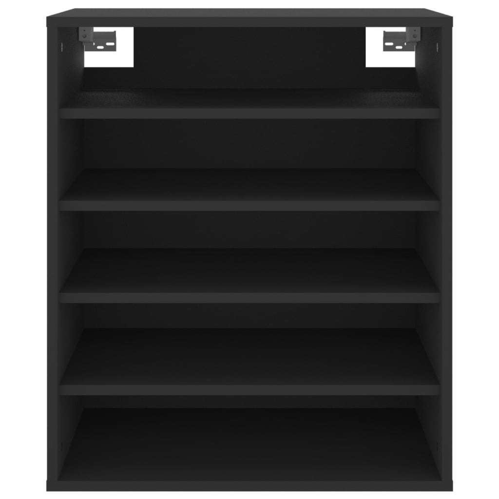 Shoe Cabinet Black 60x35x70 cm Wood Material