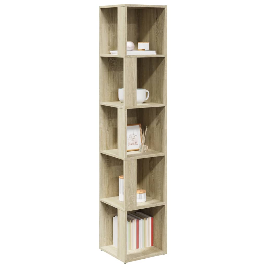 Corner shelf Sonoma oak 33x33x164.5 cm wood material