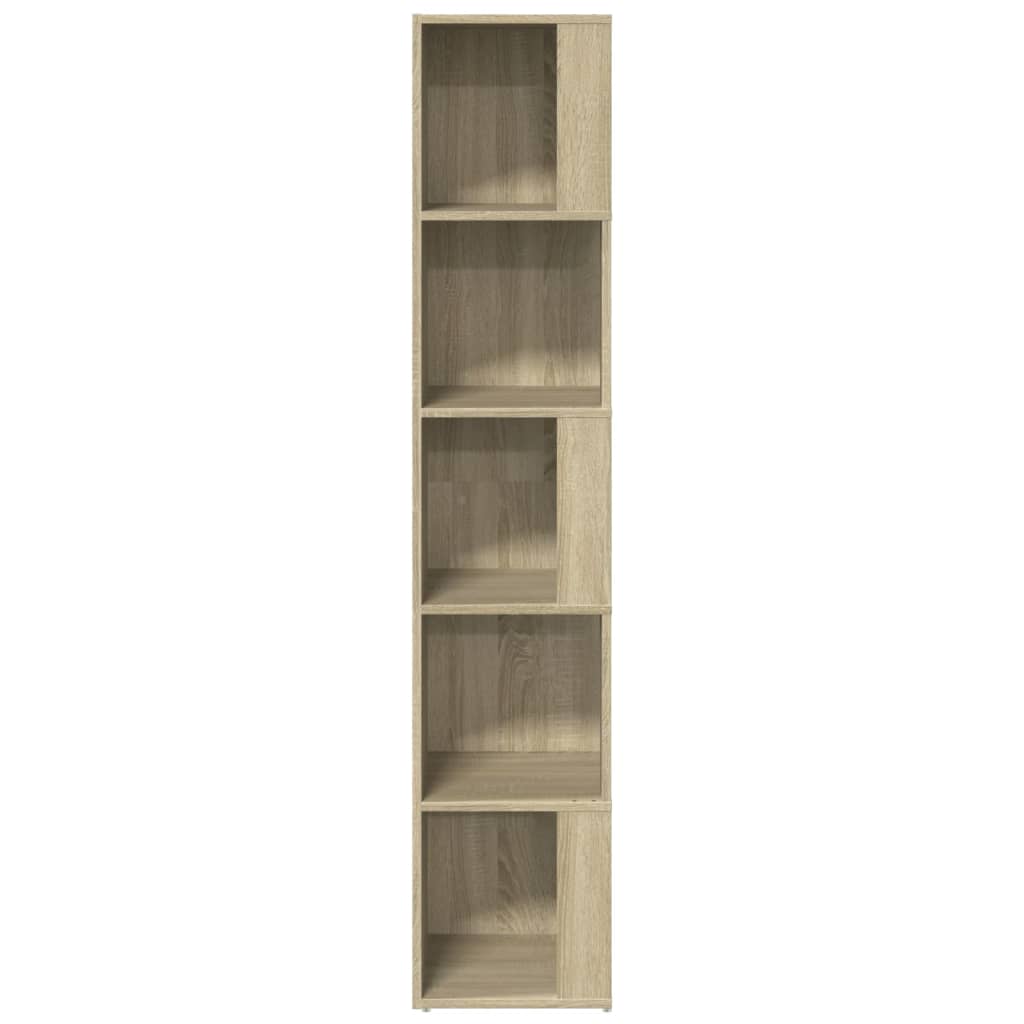 Corner shelf Sonoma oak 33x33x164.5 cm wood material